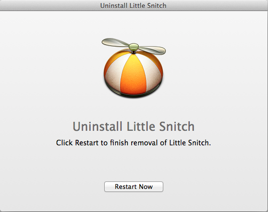 little snitch uninstaller